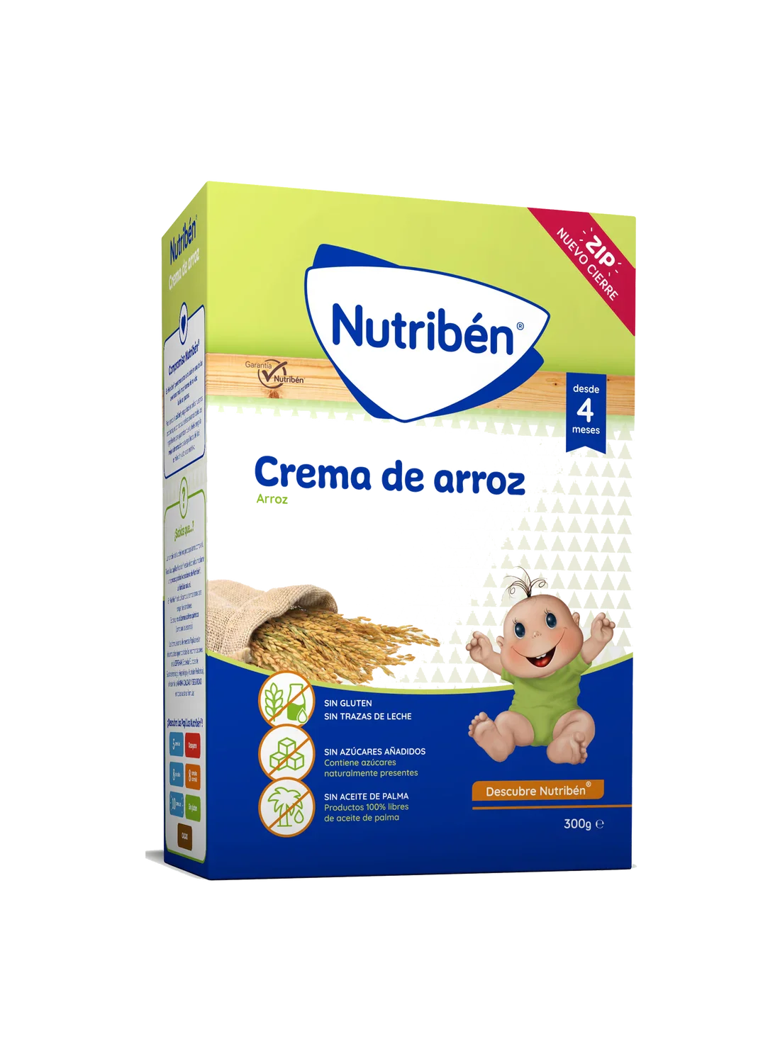 Papilla de cereales sin gluten